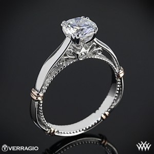White Flash Engagement Ring