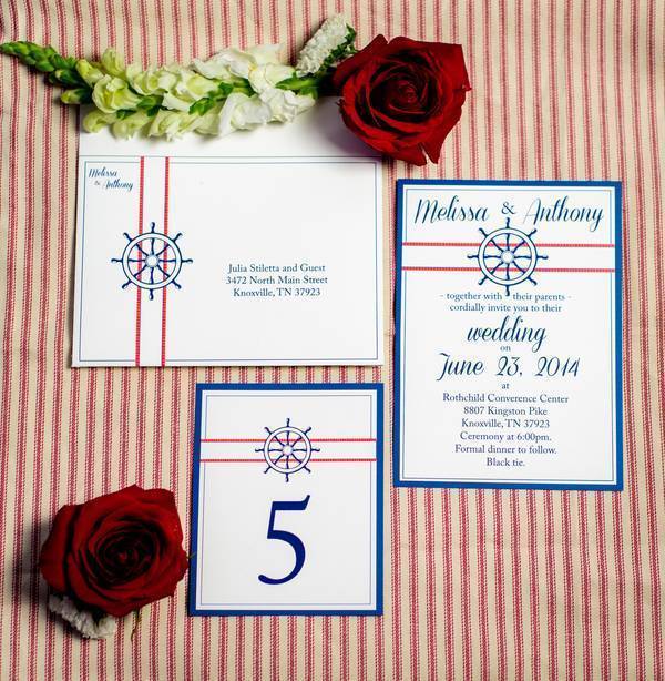 Red, White, and Blue Nautical Styled Shoot