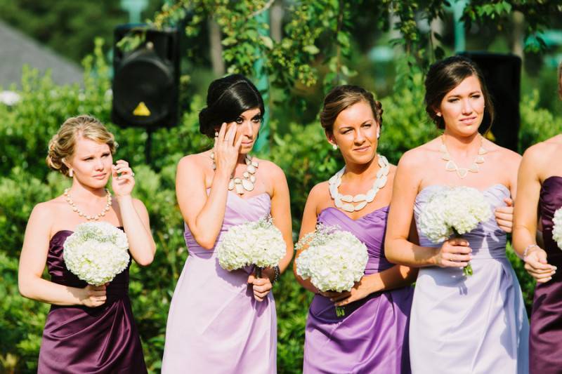 Outdoor Elegance in Purple - Elegant Wedding