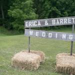 Jeweled and Rustic Outdoor Wedding