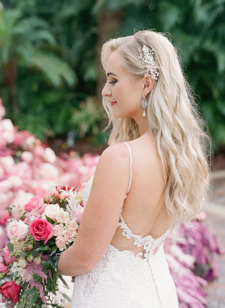 Garden Themed Wedding Featuring A Floral Peacock Elegant Wedding 2952