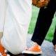 Orange Converse Wedding Shoes